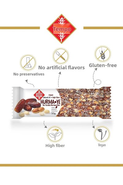 Tempo Şekerleme Date Paste 50 g X 12 Pieces