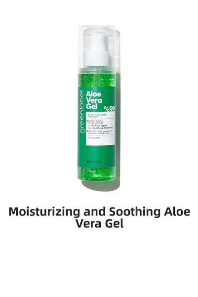 Greenlabel Aloe Vera Gel - 200 Ml Moisturizing and Soothing Gel