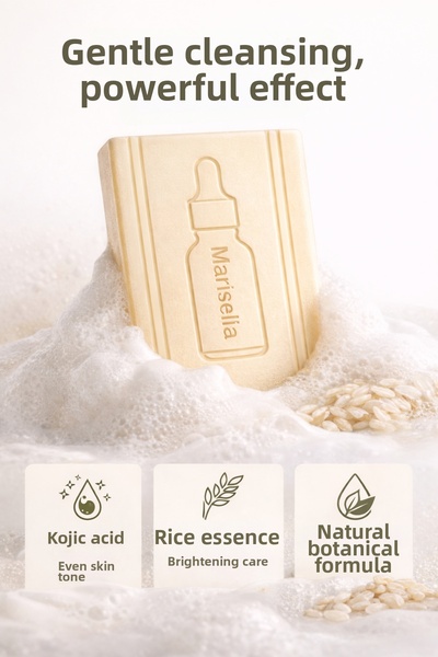 Mariselia Brightening Soap with Kojic Acid and Rice Extract