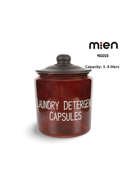 MİEN Îmbrăcăminte pentru dozator de detergent chihlimbar de dimensiuni mari Mien