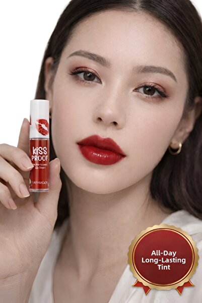 Kozmetik ملون شفاه دائم على مدار اليوم مقاوم للتلطخ - أحمر نابض بالحياة