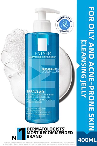 Fatser جل تنظيف إيفاكلار 400 مل للبشرة الدهنية والمعرضة لحب الشباب