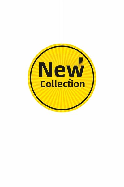 cicigünler New Collection Written Store Layout with Yellow Background