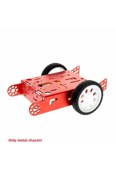 Generic Brand الألومنيوم سيارة روبوت الجسم المعدني الهيكل الجذعية للتعليم Mbot خط تتبع المنافسة لتقوم بها بنفسك صناعة الألعاب