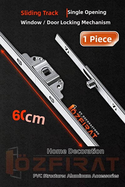 ÖZFIRAT PVC YAPI قفل نافذة باب إسبانيوليت بزاوية واحدة 60 سم - قفل نافذة باب ...