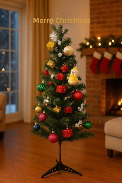 Lexi Bella Christmas New Year Pine Tree Ornament 25 Pieces Merry Christmas Wr...