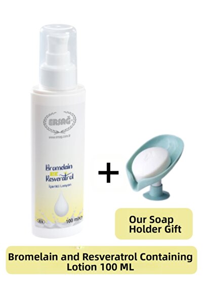 Ersağ لوشن يحتوي على البروميلين والريسفيراترول 100 مل + (هدية صابون) 624-05