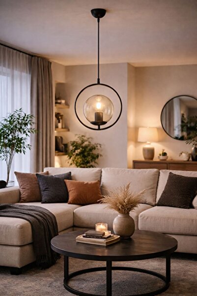 HubRom LUIS 3538-01-01-BLL Μαύρος πολυέλαιος 25x74 εκ. 1xE27 Μέγ. 60W