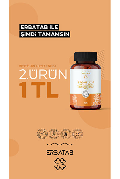 Erbatab Bromelain Krompikolinat 60 Kapsül