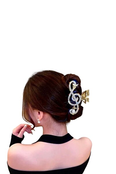 SHEKER HOME Χρυσός Μεταλλικός Αριστερός Διακόπτης - Κρυστάλλινη Πέτρα Πόρπη