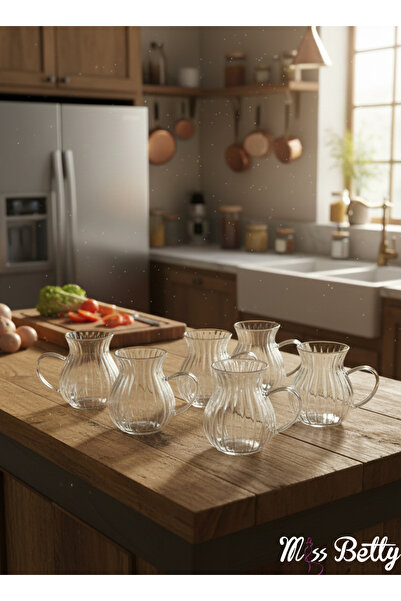 Miss Betty Glass 6-Piece Tea Cup