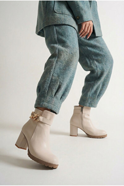 Brielfy Winter's Approach Cizme de toamnă pentru femei, cu fermoar, cu toc, c...