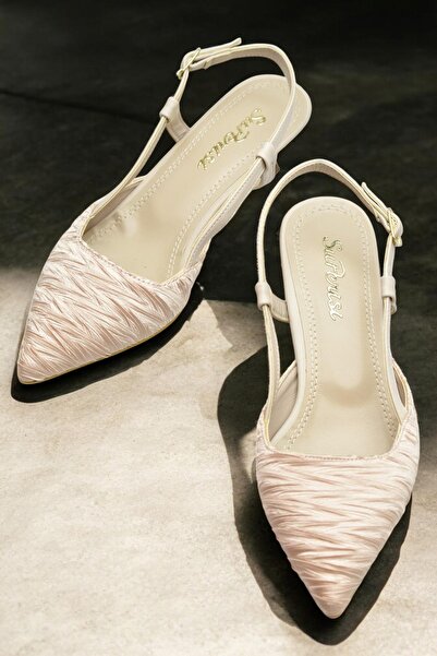 ISPARTALILAR 9827 Pantofi de dama cu toc 4 cm Rochie de seara Nunta Logodna P...