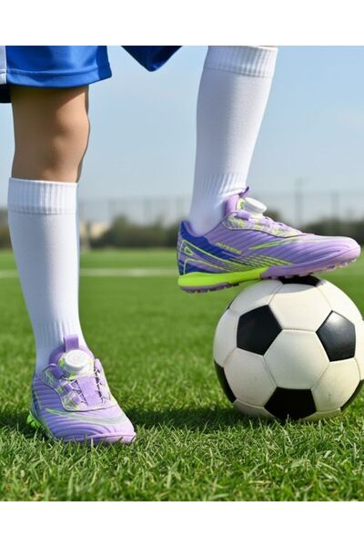 Twingo Laliga Mechanism Lace-Up Children/Youth Turf Field Shoes