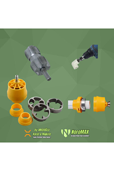 Noromax NR-BİDA ve NR-BDDA Plastik Boru Diş Açma Seti