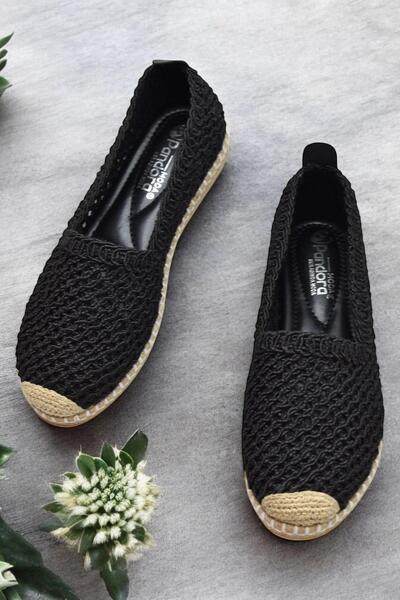 ISPARTALILAR Y25.82.199  Rahat Taban Günlük Kadın Örgü Babet Ayakkabı Kadın S...