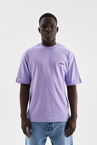 Machinist Ανδρικό μπλουζάκι Basic Relaxed Thin Cotton Lilac