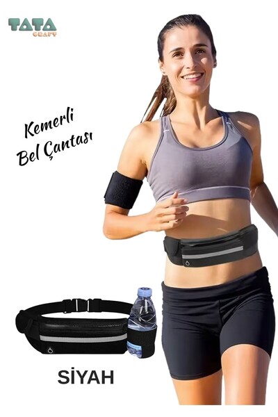 TATA CRAFT SPOR BEL ÇANTASI FİTNESS KOŞU YÜRÜYÜŞ BİSİKLET SPOR SALONU KEMERLİ...