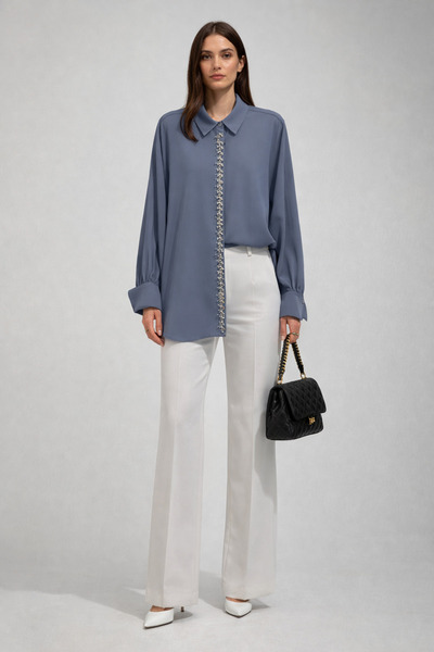 Kayra Сорочка з обробкою на комірі