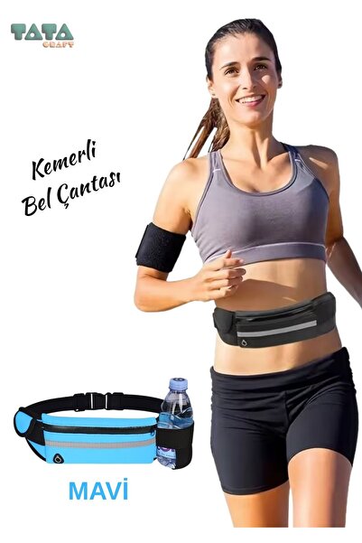 SPOR BEL ÇANTASI FİTNESS KOŞU YÜRÜYÜŞ BİSİKLET SPOR SALONU KEMERLİ ÇANTA