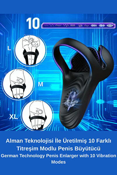 IPX7 Penise Giyilebilir Silikon Büyümeye Teşvik Masaj Aleti