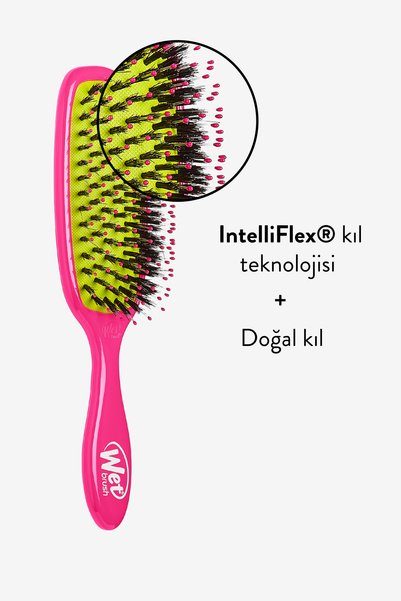 Wet Brush Shine Enhancer Dolaşık Açıcı Saç Fırçası / Tarak Pembe
