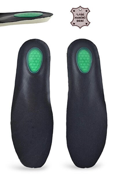 ISPARTALILAR 03HK Hakiki Deri Topuk Masajlı Tabanlık Erkek Kadın Ortopedik Ta...