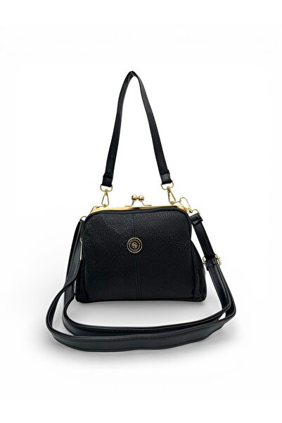 Sanmorris Kadın Burslu 4 Bölmeli Ayarlanabilir Çapraz Askılı Yumuşak Suni Der...