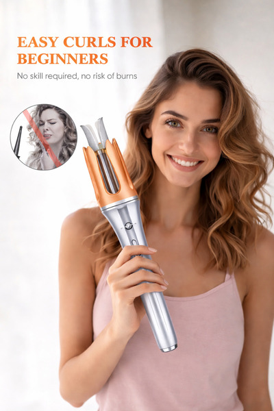 Generic Automatic One-Touch Hair Curler 39W | Anti-Scald Anti-Tangle | 100-240V
