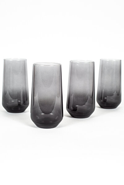 Rakle New iconic 4-piece beverage glass set smoked 470 cc