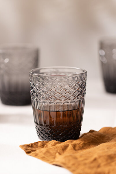 Rakle Vega Set of 4 Water Glasses - Smoked 300 Cc
