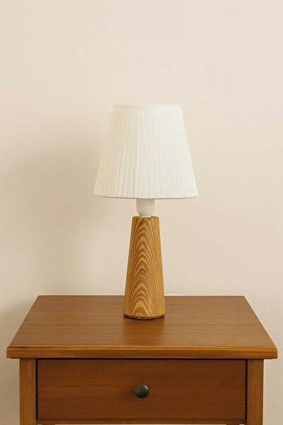 şeker marangoz Masif ahşap gövdeli abajur