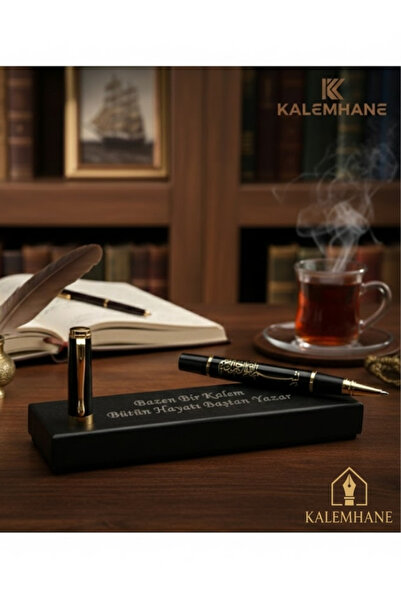 kalemhane Özel Kutulu Roller Kalem Besmele Kabartma Hediye Paketli