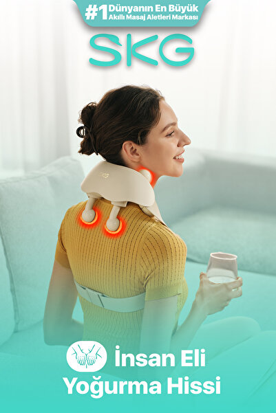 SKG HS500-2 Boyun ve Omuz Masaj Aleti | Shiatsu Masaj Terapisi | Derin Rahatl...