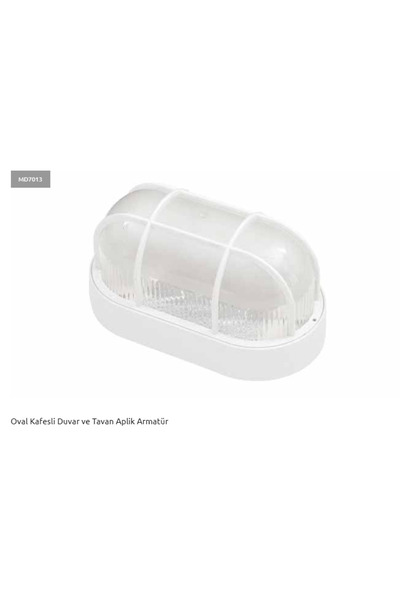 Genel Markalar MD7013 Oval Kafesli Armatür