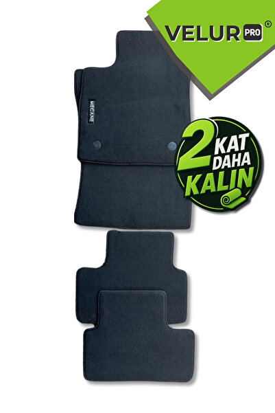 VelurPRO Renault Megane 4 Sedan 2016 Sonrası Araca Özel Halı Paspas Araba Hal...