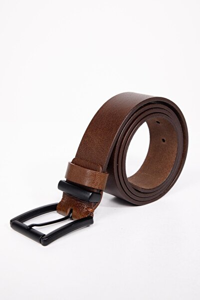Tudors Bărbați 100% piele naturală, 4 cm sport, culoare cafenie