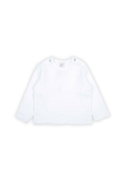 OEM Set copii pantaloni cămașă bumbac 86 ALB