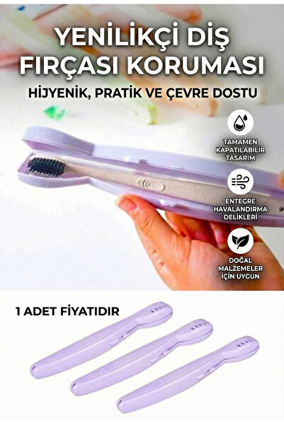 LOVYCO Diş Fırçası Saklama Ve Koruma Kabı Çanta Içi Diş Fırça Kutusu 1 Adet