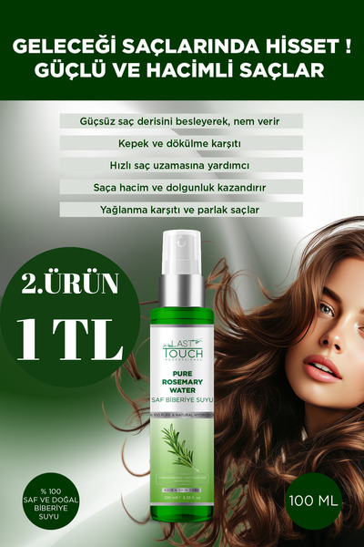 LAST TOUCH Biberiye Suyu, Dökülme Karşıtı ve Hızlı Saç Uzatma Etkili Saç Toni...
