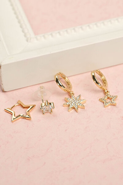 Jack Ferrero ÇELİK RENK ATMAZ GARANTLİ FATURALI KÜPE