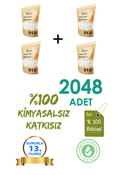BABYSO Sıkıştırılmış Bebek Mendili 2048 Adet Paket
