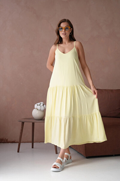 Park Karon Довга літня сукня на тонких бретельках