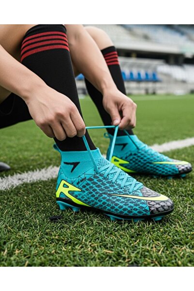 LALİGA Airboom Sock Cleats Grass and Carpet Field Shoes Youth