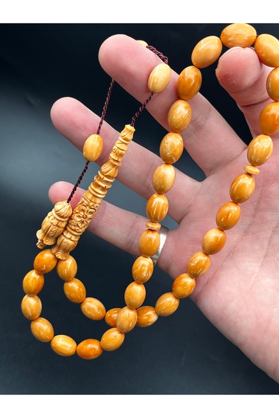 Cemhan Göksal سبحة ساراي كوكاس أربا - نموذج تذكاري منحوت يدويًا، مع شراشيب من...