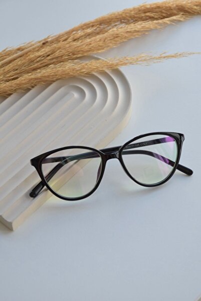 LOOKUP Blue Optical Cat Eye Glasses - Light Protected, Changeable Glasses and...