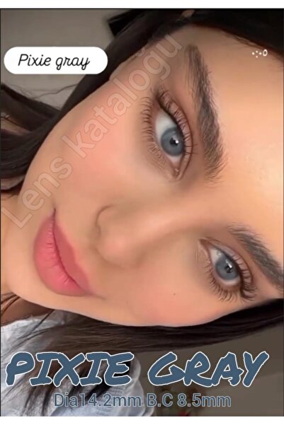 Eyeshop GÖZ LENSİ PIXIE GRAY GRİ TONDA (NUMARASIZ) KOZMETİK AMAÇLI Kulanım su...