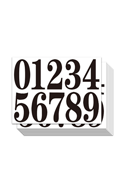 Choice black Digital stickers, mailbox stickers, and waterproof digital label...