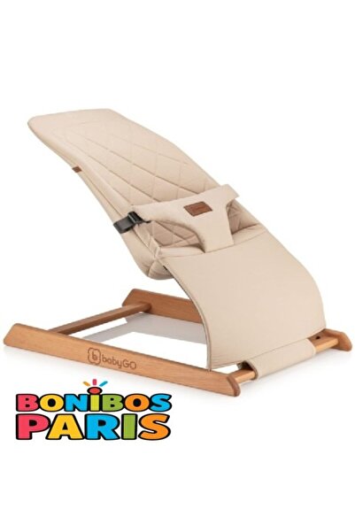 BONİBOS Paris Ahşap Ana Kucağı / Bej