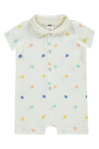 Civil Baby Yaprak Empirme 6-18 Ay Tulum - Ekru 18-24 Ay